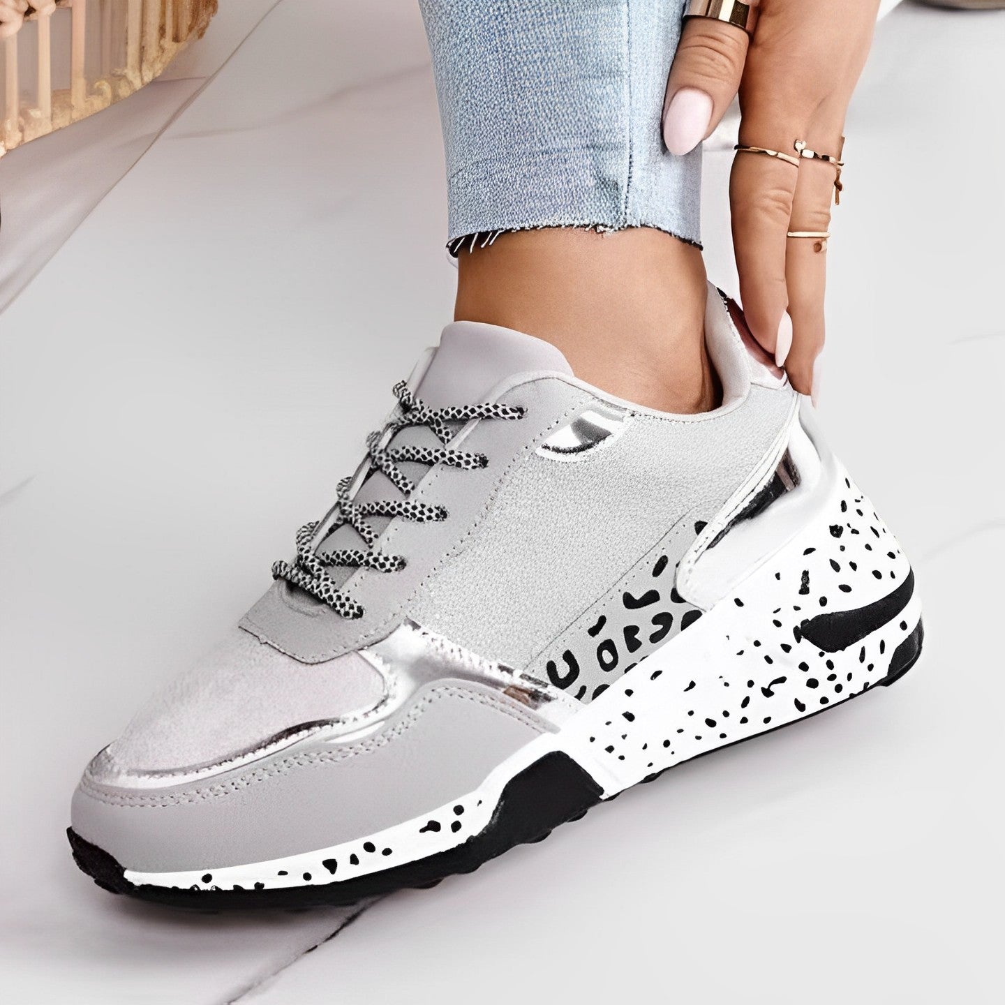 Zapatillas deportivas transpirables y ligeras con suela acolchada I Ideales para primavera y verano