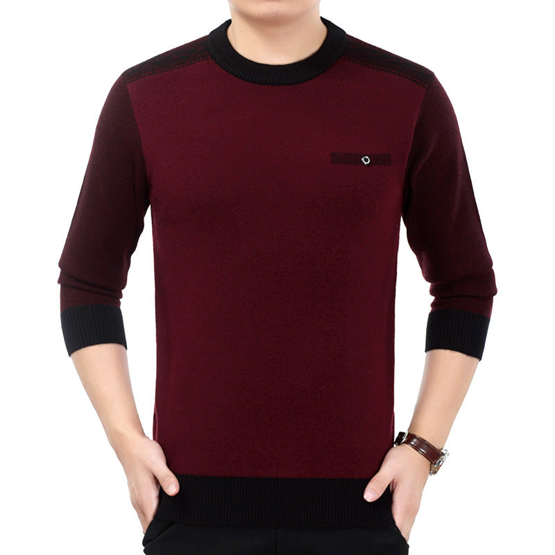 Suéter de Manga Larga para Hombre Ideal para Otoño e Invierno