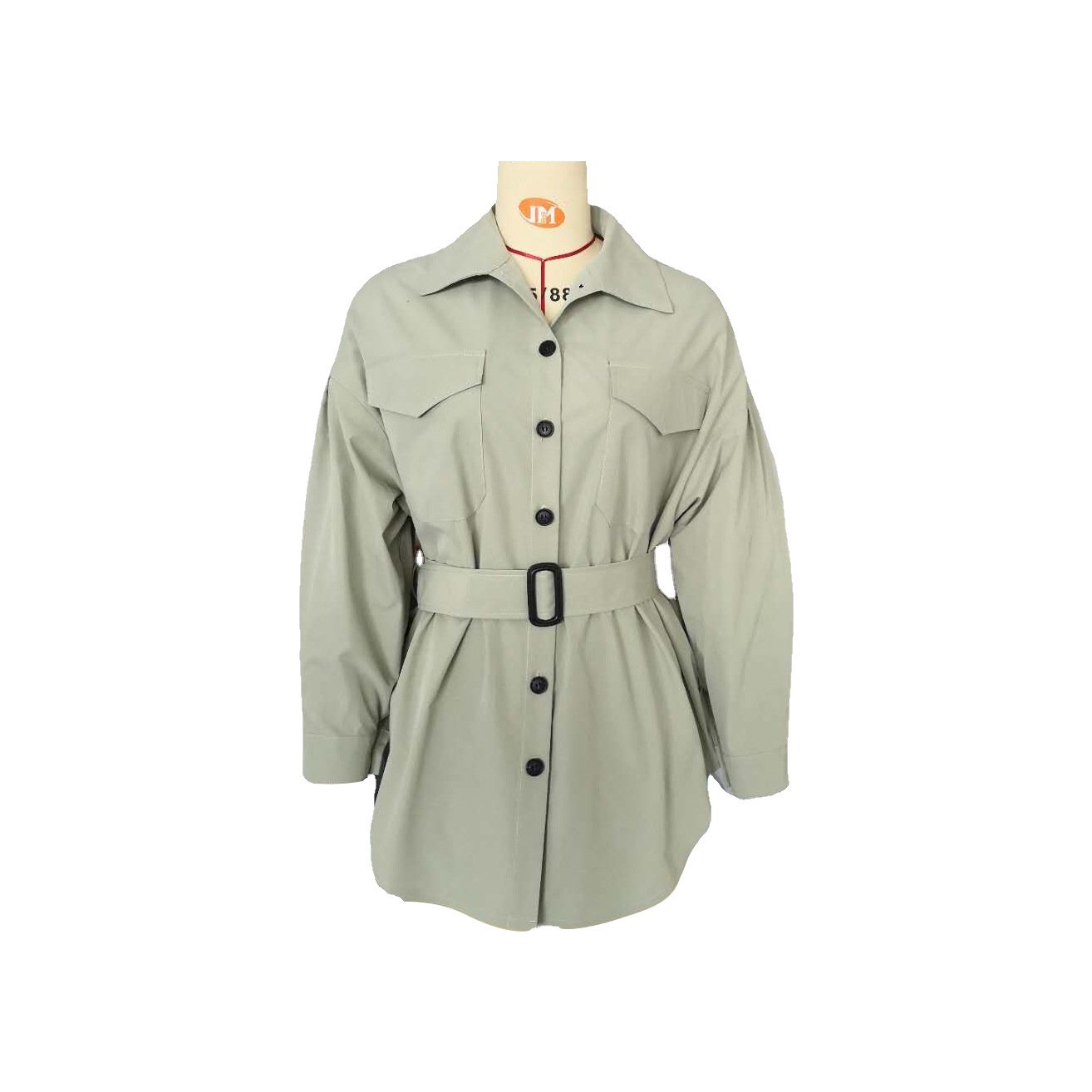 Camisa Chaqueta con Cinturón – Ideal para la Primavera
