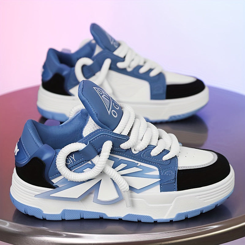 Zapatillas Hombre de Suela Gruesa con Parte Superior de Cuero Sintético | Ideales para Primavera, Verano y Otoño