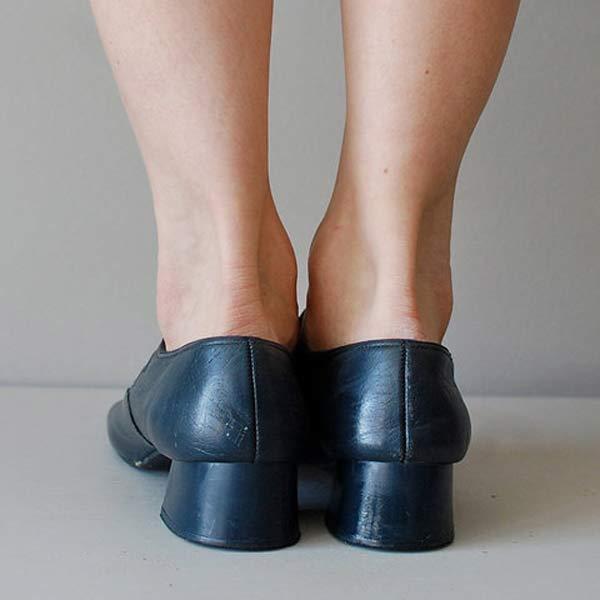Sandalias de cuña de cuero con hebilla ajustable I Ideales para el verano