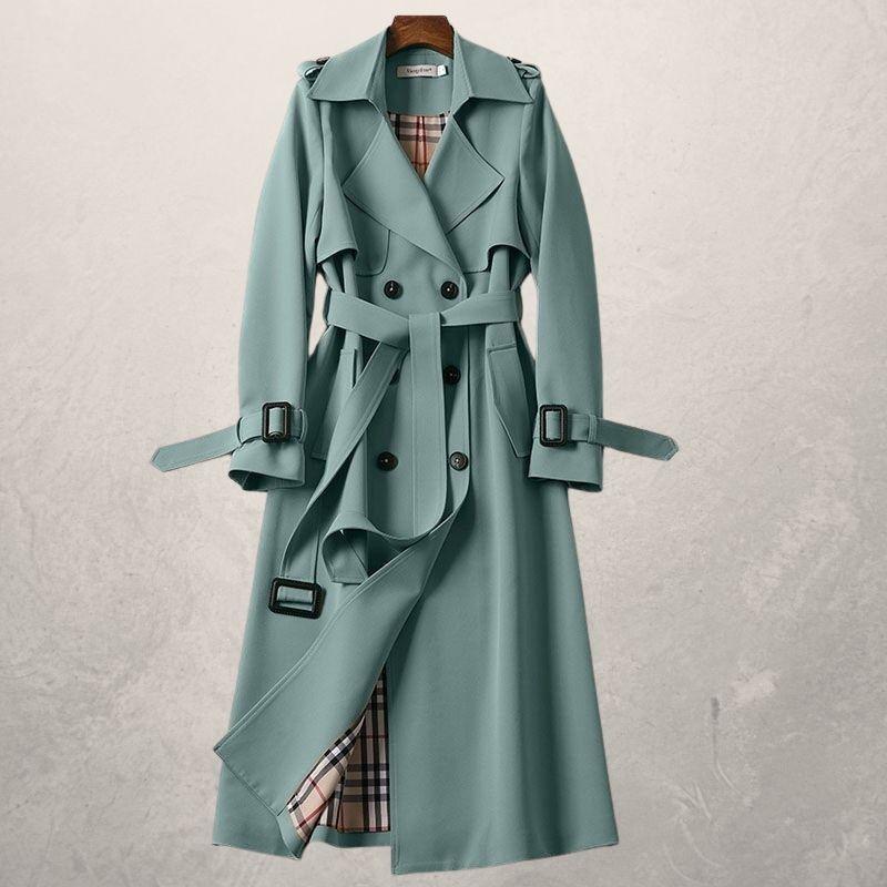 Trench de Mujer de Largo Medio con Cinturón | Ideal para Otoño