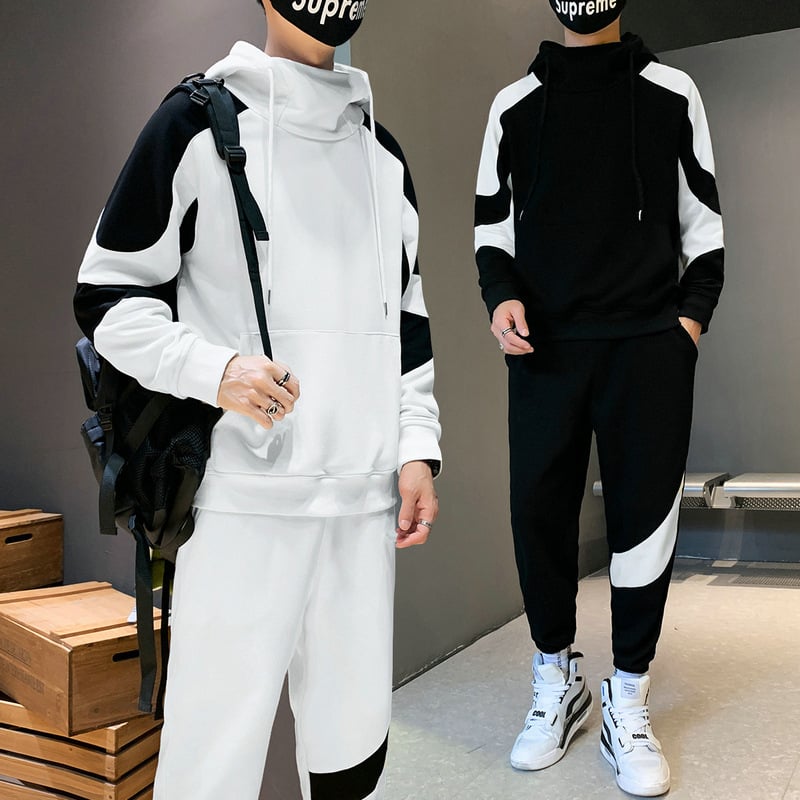 Conjunto de Suéter con Capucha para Hombre | Ideal para Otoño