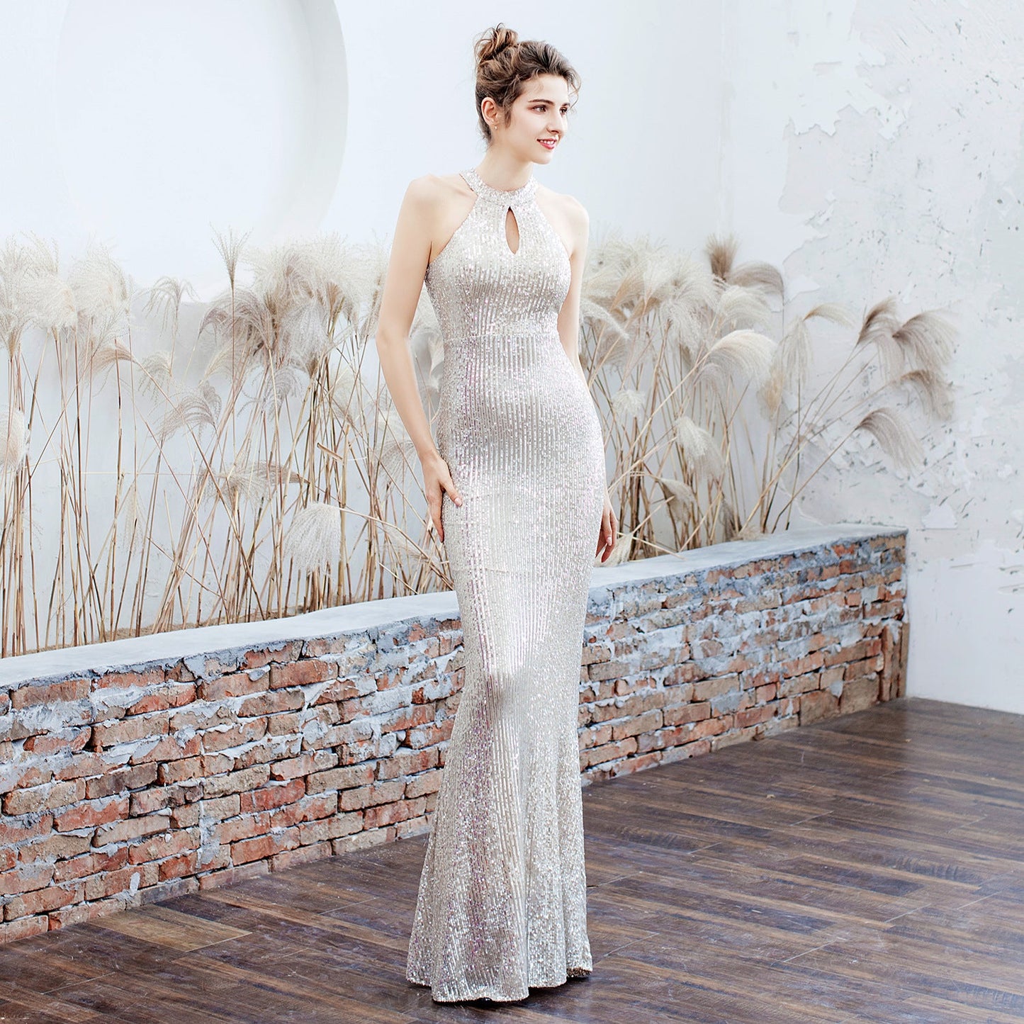 Vestido Elegante de Noche Ajustado – Ideal para Primavera y Otoño