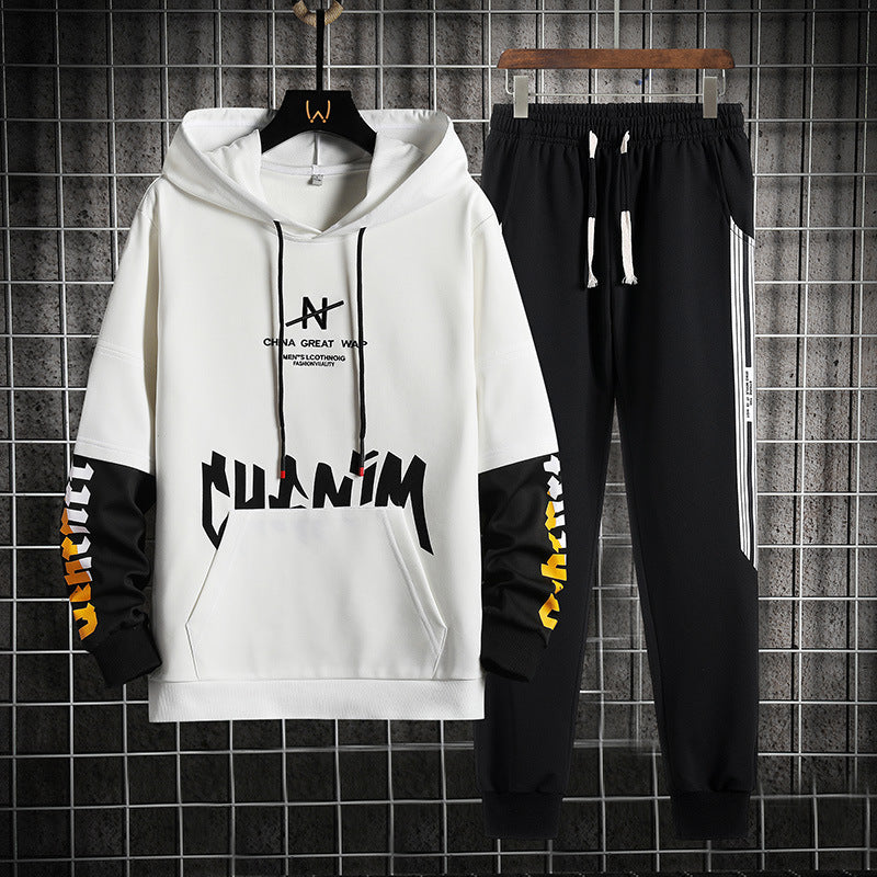 Conjunto de Suéter con Capucha y Manga Larga para Hombre | Ideal para Primavera