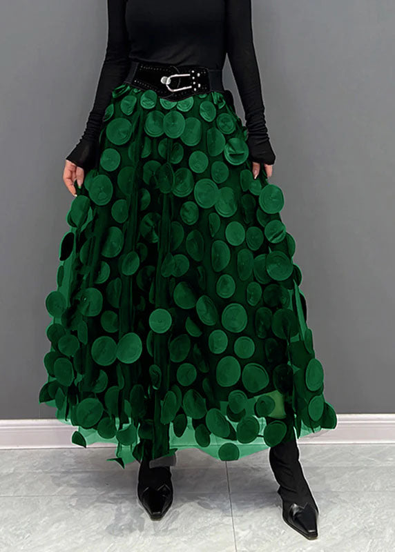 Falda de tul con lunares y cintura elástica I Ideal para primavera y otoño
