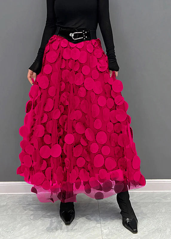 Falda de tul con lunares y cintura elástica I Ideal para primavera y otoño