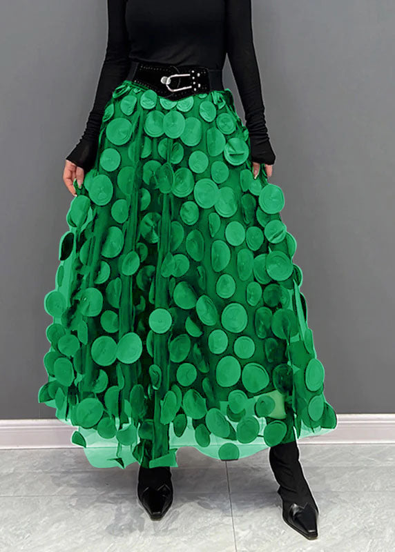 Falda de tul con lunares y cintura elástica I Ideal para primavera y otoño