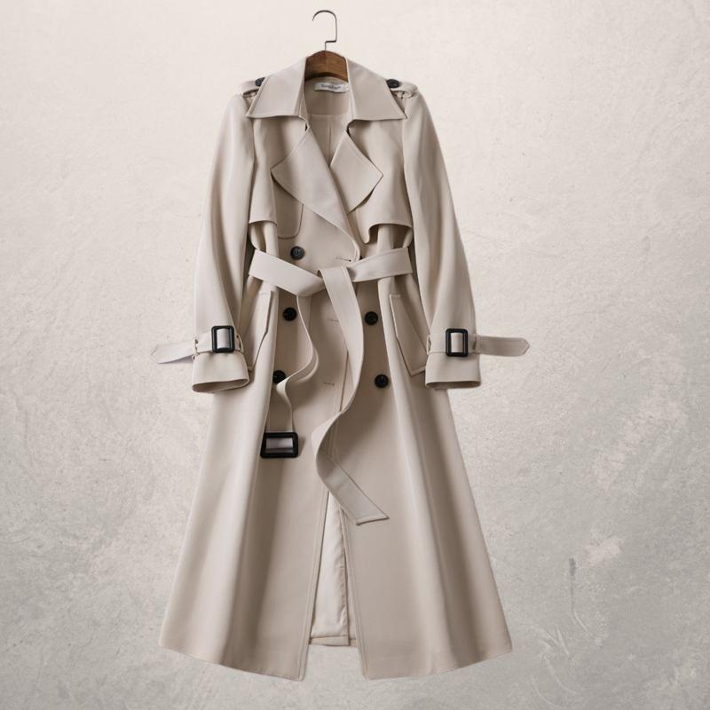 Trench de Mujer de Largo Medio con Cinturón | Ideal para Otoño