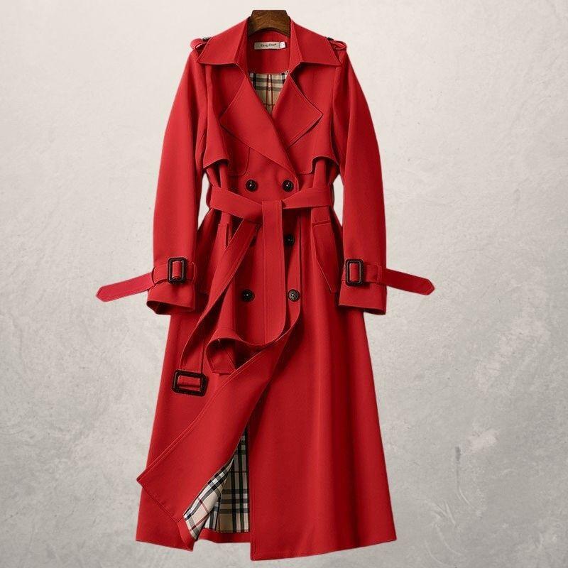 Trench de Mujer de Largo Medio con Cinturón | Ideal para Otoño