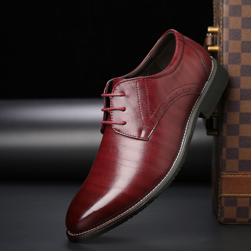 Zapatos de Cuero para Hombres de Talla Grande con Suela de Goma | Ideales para Todas las Estaciones