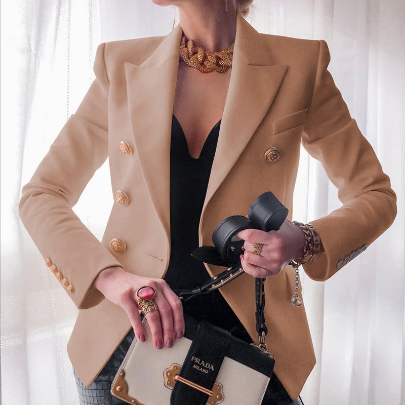 Blazer sartoriale con vestibilità slim e dettagli raffinati I Ideale per la primavera e l'autunno