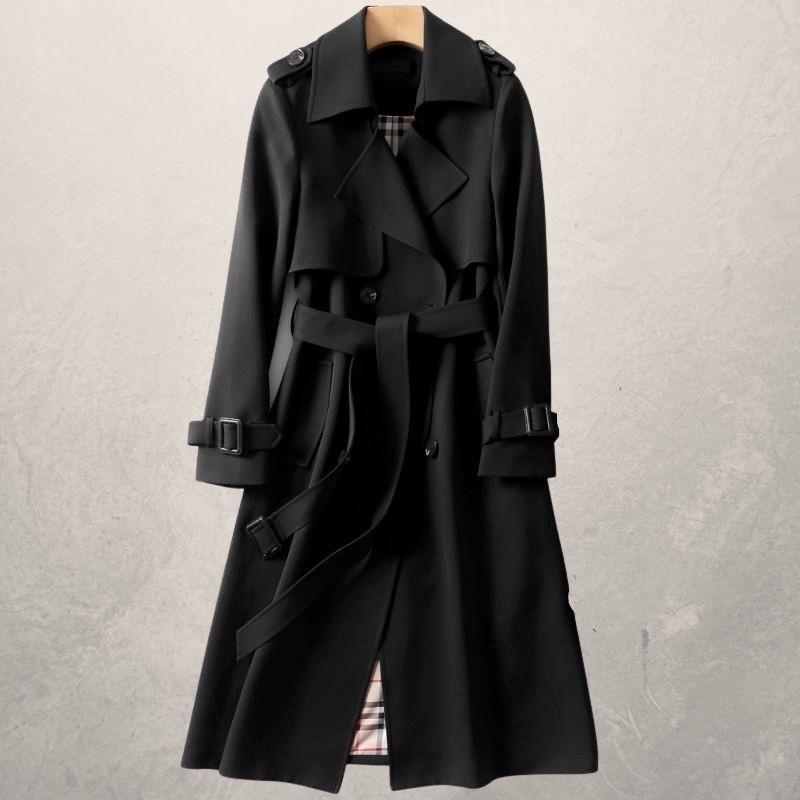 Trench de Mujer de Largo Medio con Cinturón | Ideal para Otoño