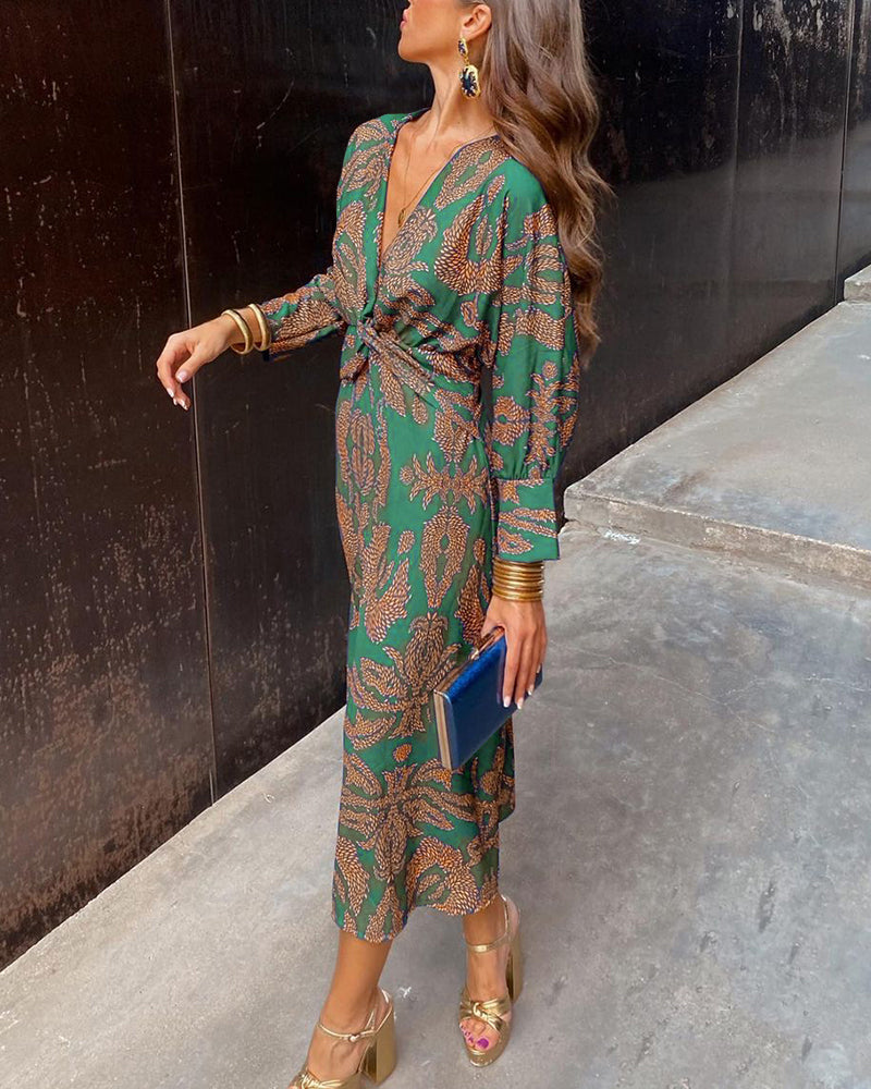 Vestido Largo Elegante con Ajuste Entallado | Ideal para Primavera y Otoño