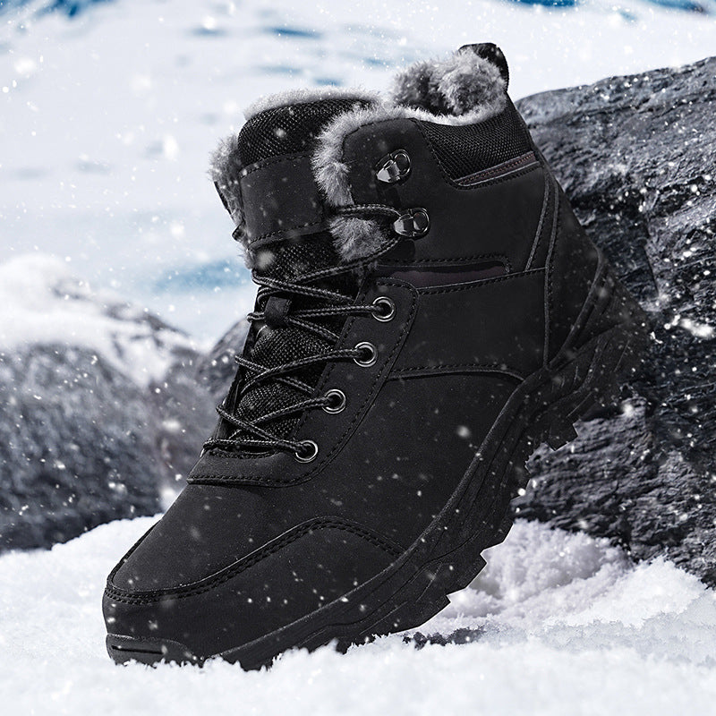 Botas de Viaje Exterior de Cuero Aisladas | Ideales para el Invierno