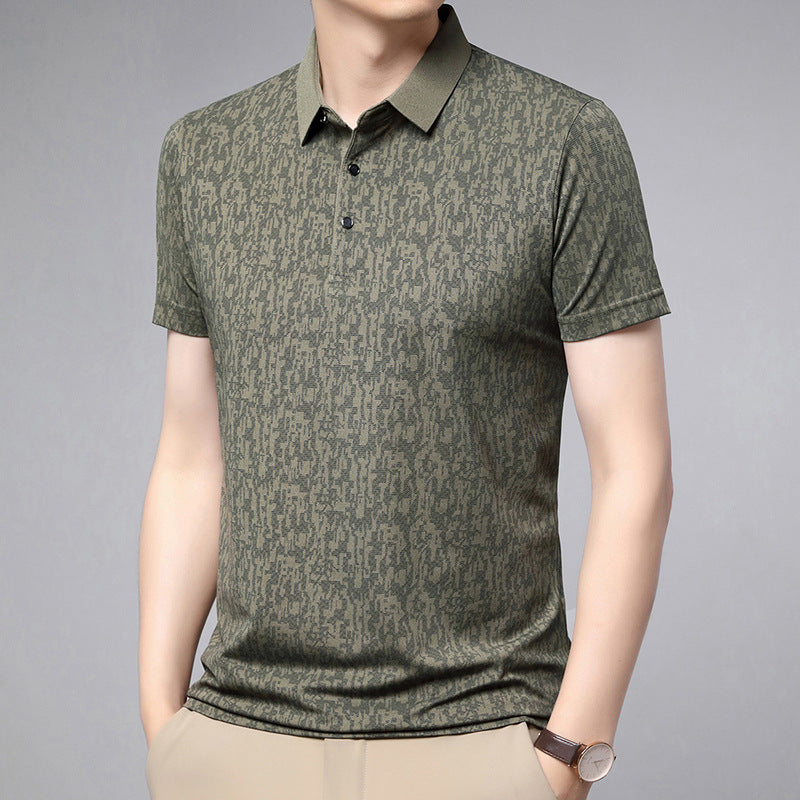 Camisa Polo de Manga Corta con Estampado Floral – Ideal para el Verano