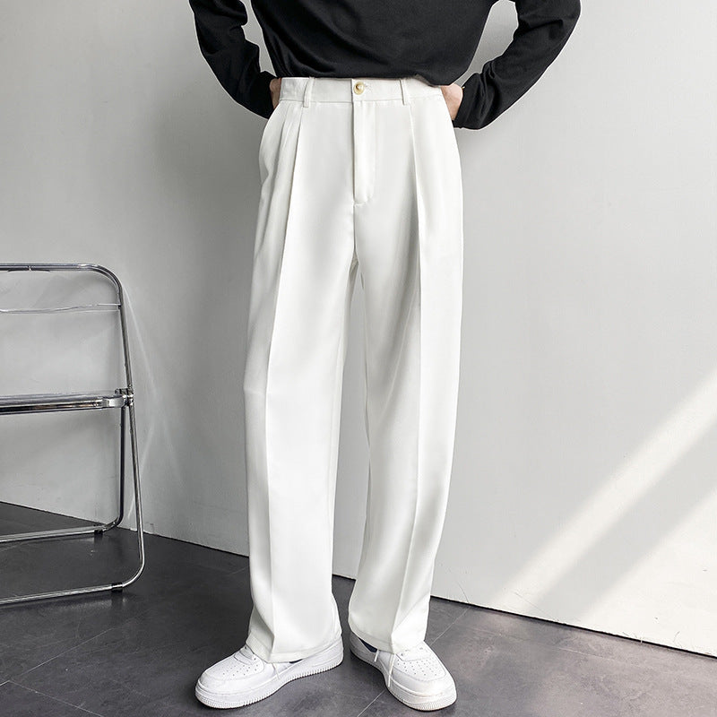 Title: Pantalones Holgados Rectos para Hombre – Ideales para Primavera y Otoño