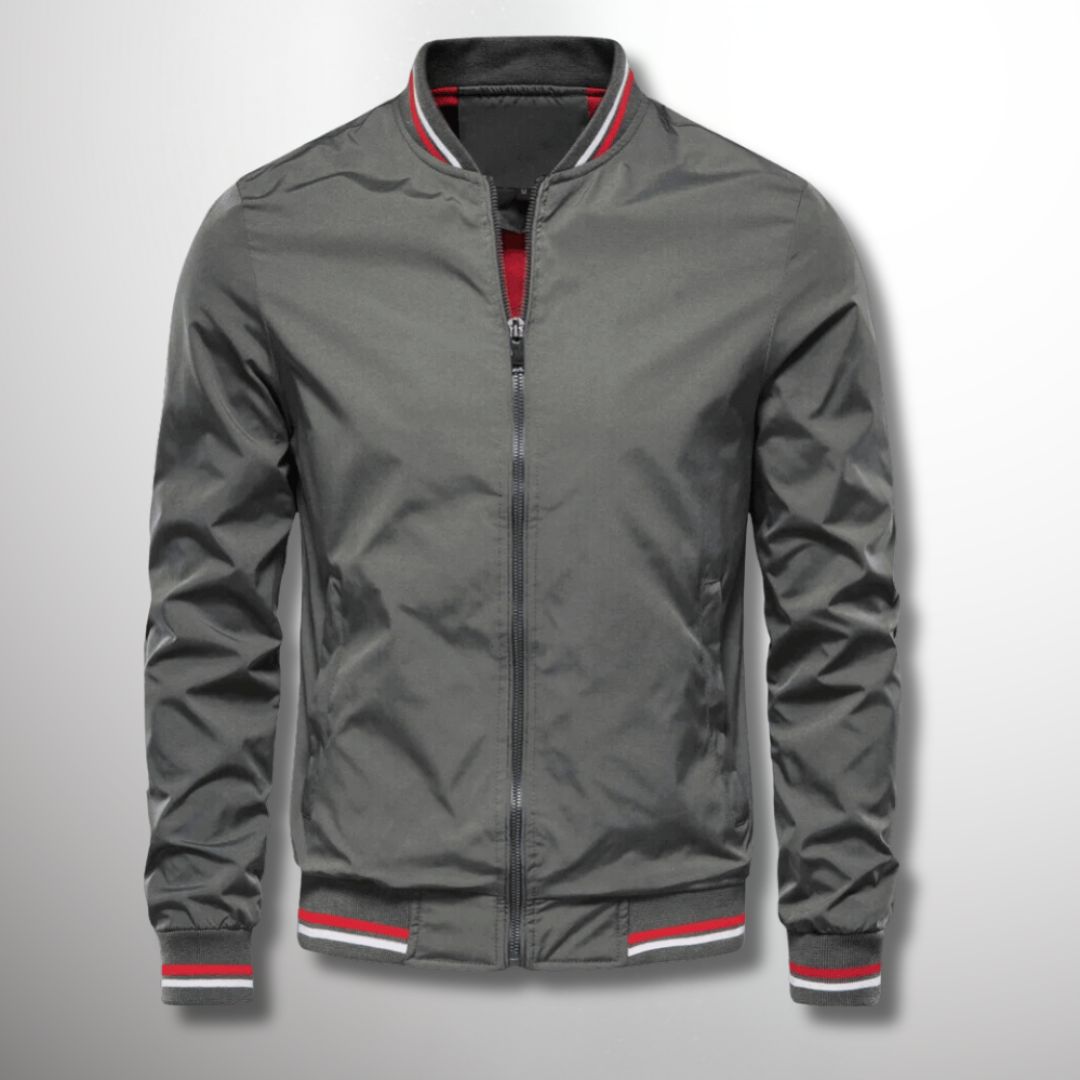 Chaqueta de Transición para Hombre Repelente al Agua con Cremallera I Ideal para Primavera y Otoño