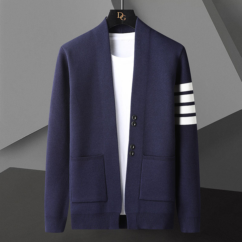 Cárdigan de Punto para Hombre con Frente Abierto | Ideal para Primavera y Otoño