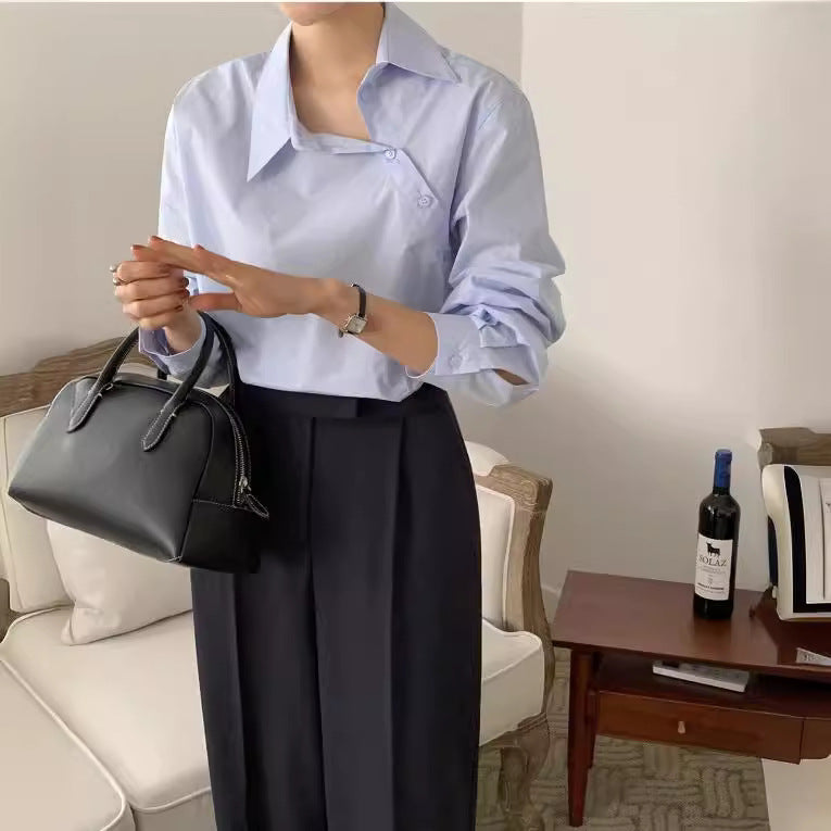 Camisa de Manga Larga Holgada de Algodón para Mujer | Ideal para Todas las Estaciones