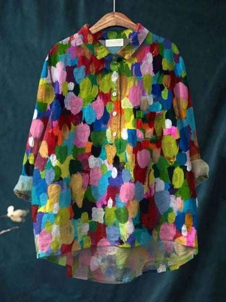 Blusa de estampado floral con tejido ligero I Ideal para primavera y verano