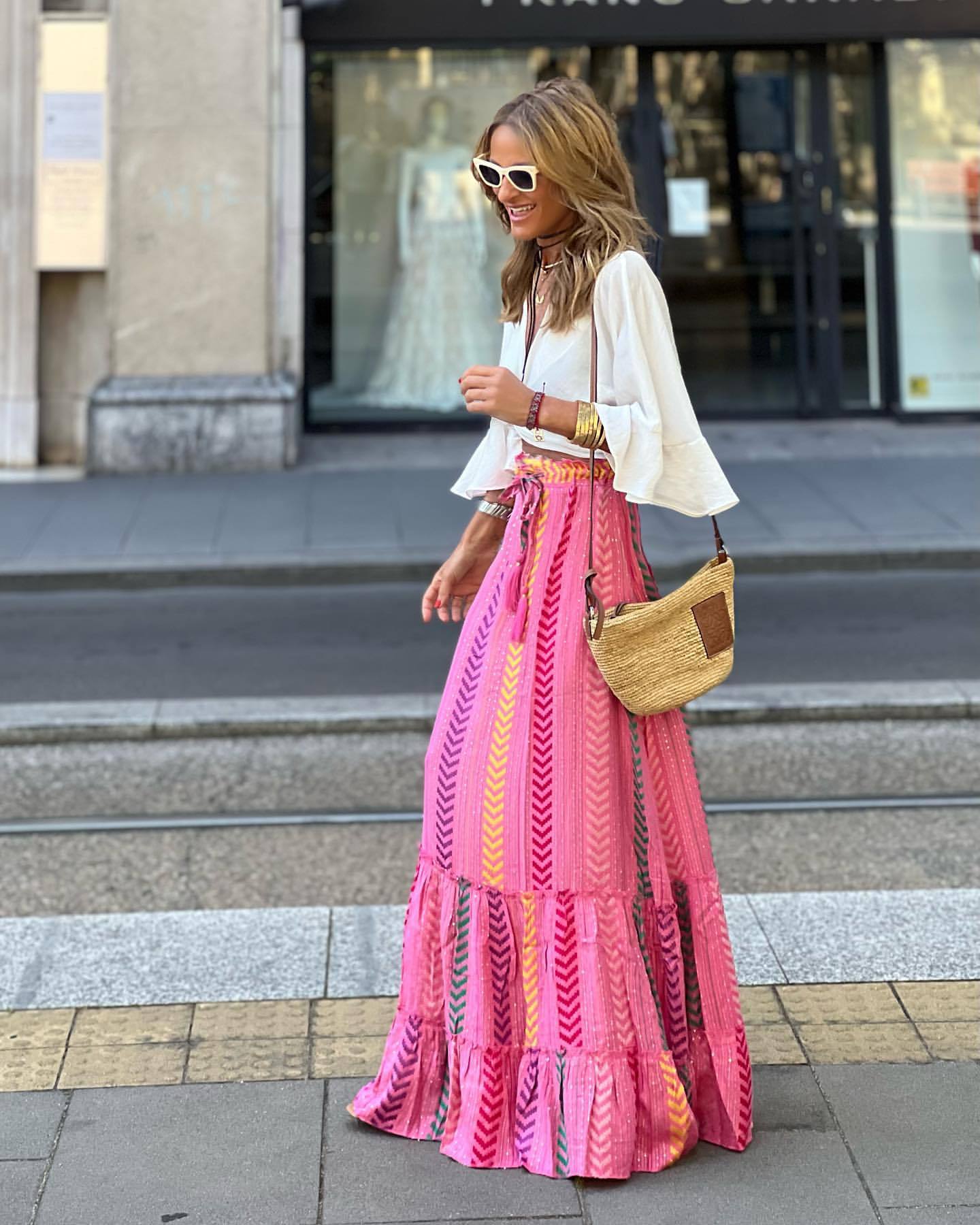 Vestido Floral Holgado de Corte A – Ideal para el Verano