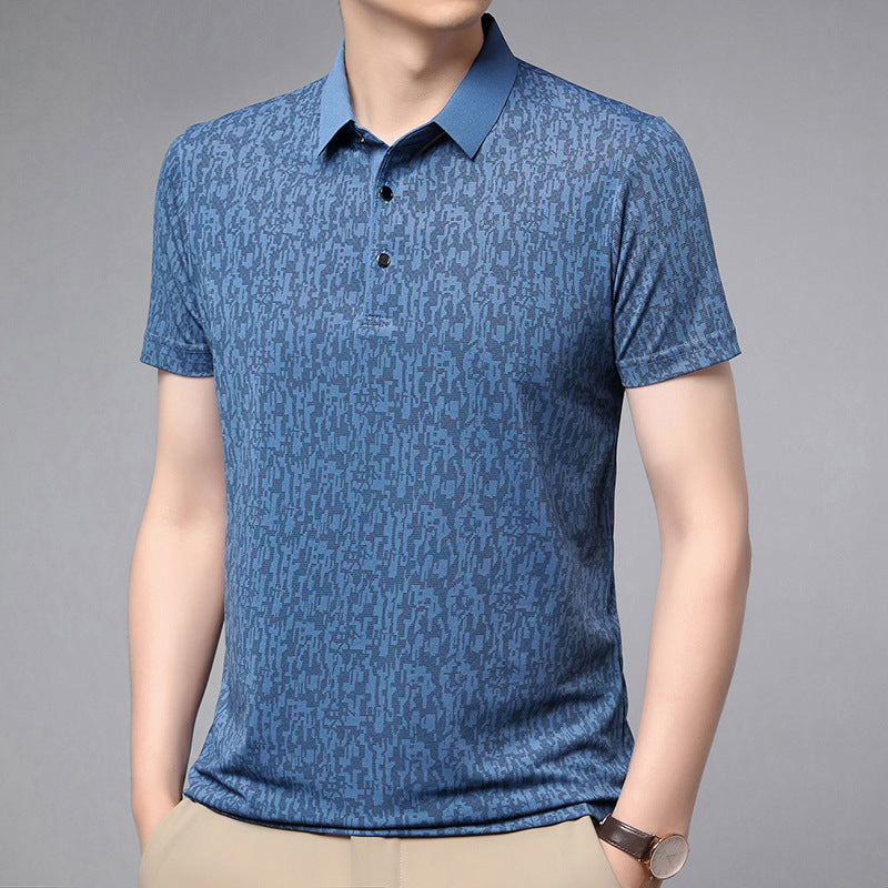 Camisa Polo de Manga Corta con Estampado Floral – Ideal para el Verano