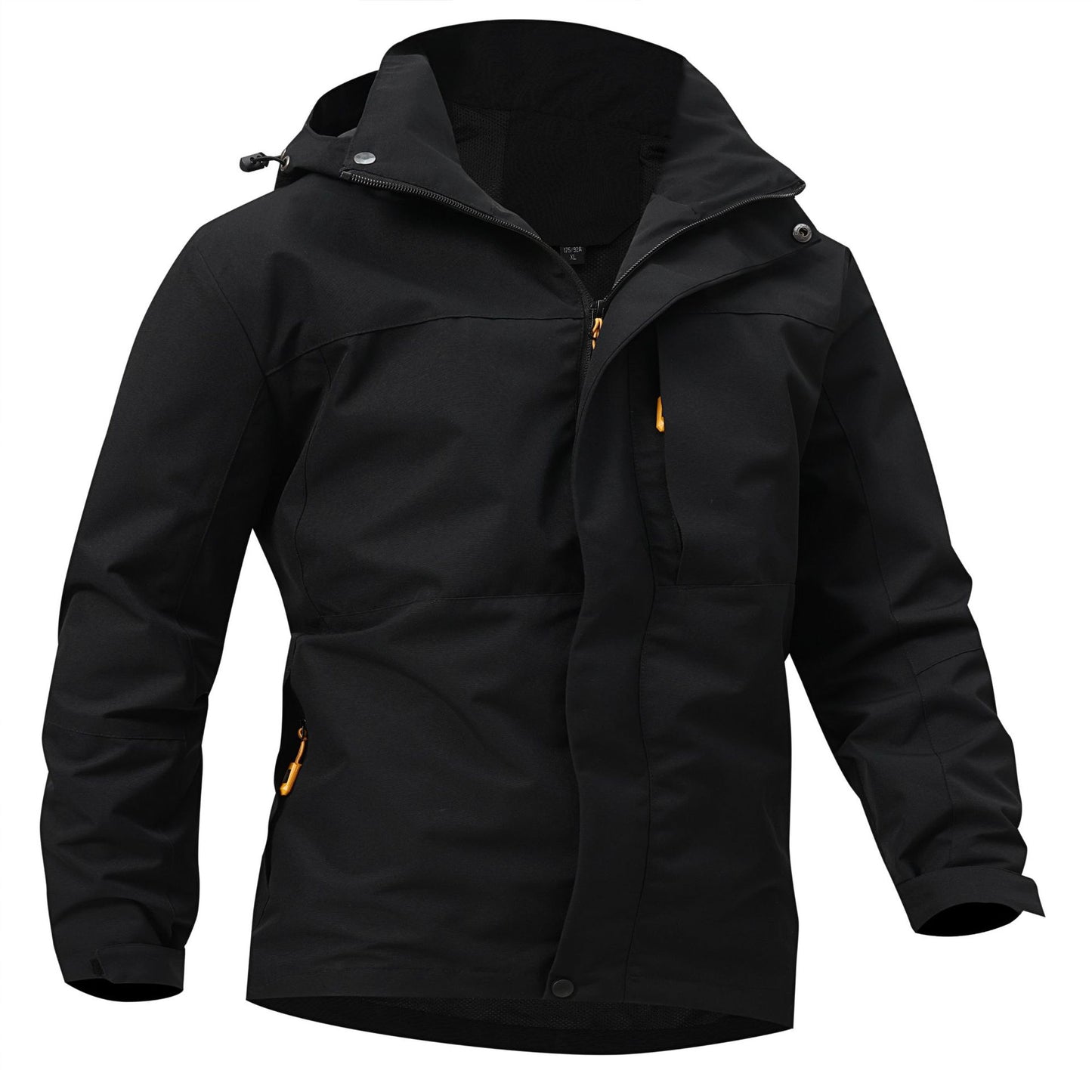 Chaqueta Ligera con Capucha y Bolsillos con Cremallera para Hombre | Ideal para Primavera y Otoño