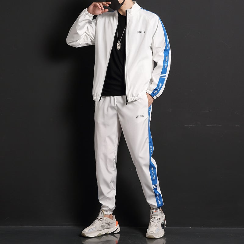 Conjunto Deportivo de Dos Piezas para Hombre con Mangas Largas – Ideal para Primavera y Otoño