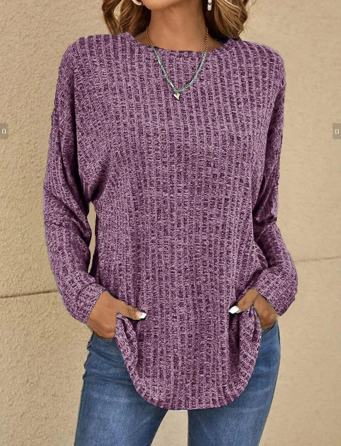 Blusa de Punto para Mujer I Ideal para Primavera y Otoño
