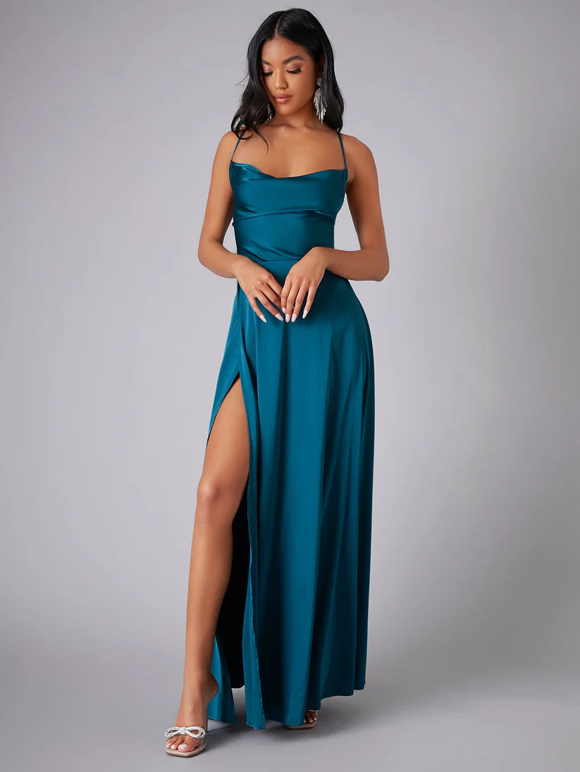 Vestido Largo y Fluido con Espalda Abierta | Ideal para Primavera y Verano