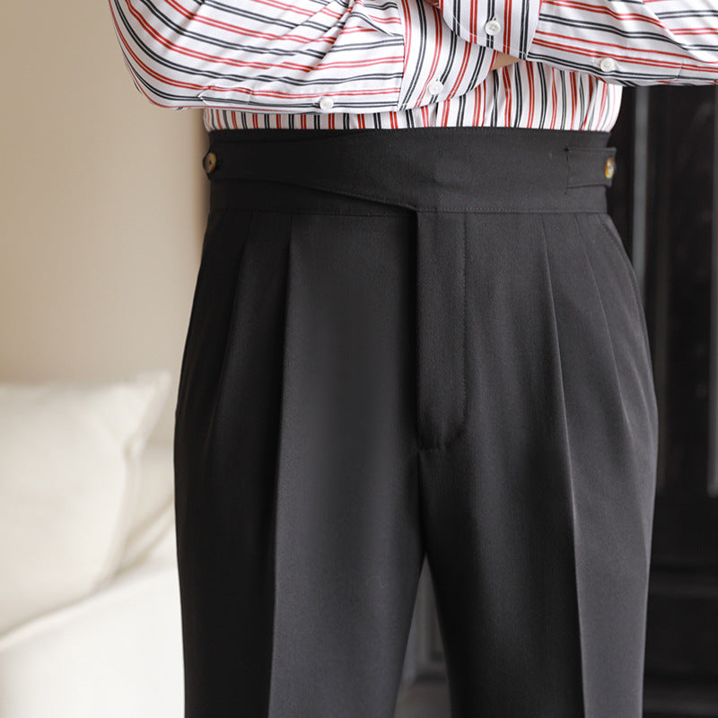 Pantalones de Negocios Rectos para Hombres Ideales para Primavera y Otoño