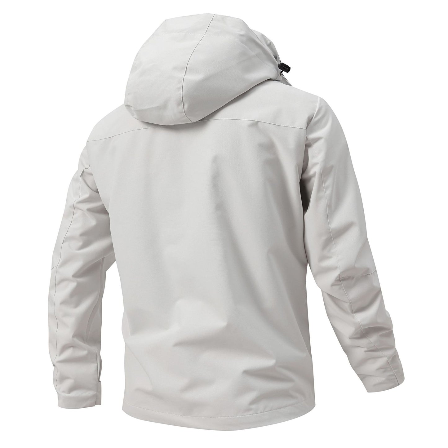 Chaqueta Ligera con Capucha y Bolsillos con Cremallera para Hombre | Ideal para Primavera y Otoño