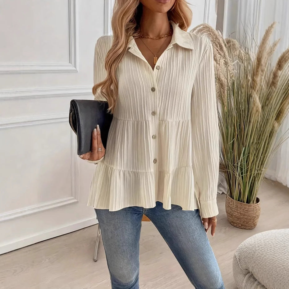 Camiseta de Manga Larga de Algodón y Poliéster | Ideal para Primavera y Otoño