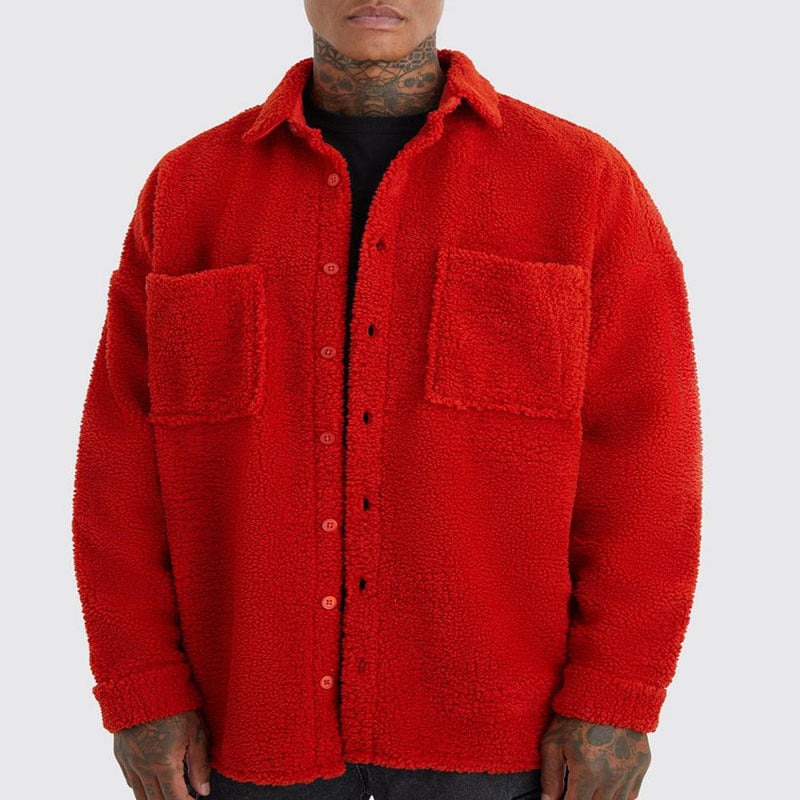 Chaqueta Cardigan Tejida Holgada para Hombre con Cuello Polo | Ideal para Otoño y Primavera