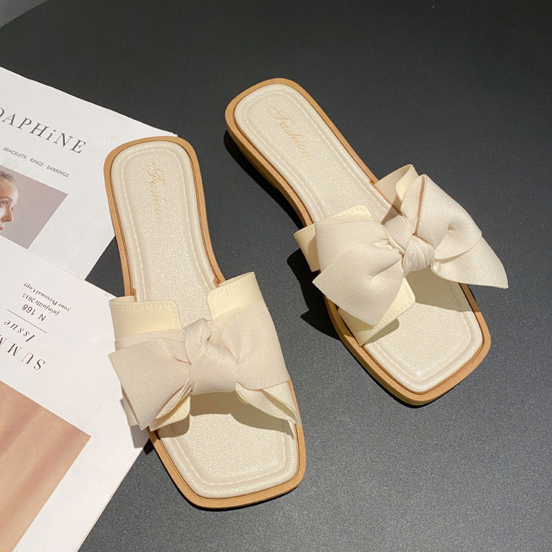 Sandalias Planas de PVC con Lazo para Mujer | Ideales para el Verano