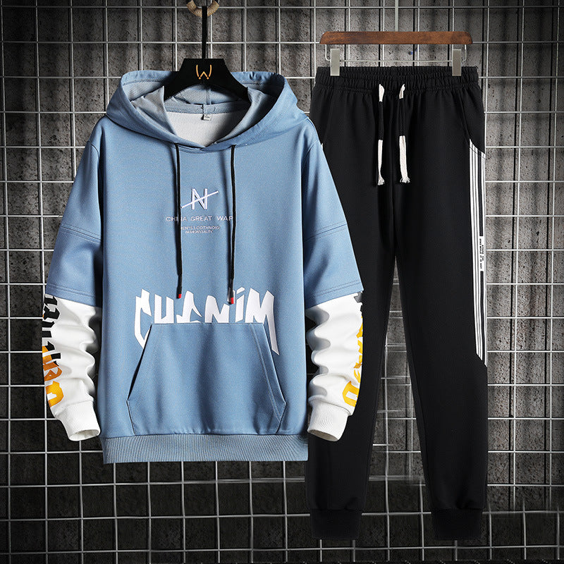 Conjunto de Suéter con Capucha y Manga Larga para Hombre | Ideal para Primavera