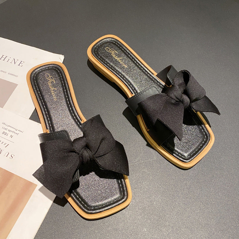 Sandalias Planas de PVC con Lazo para Mujer | Ideales para el Verano