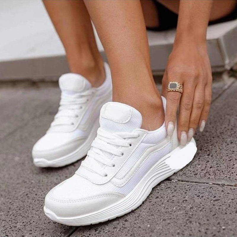 Zapatillas Deportivas Bajas con Cordones y Forro de Malla | Ideales para Todas las Temporadas