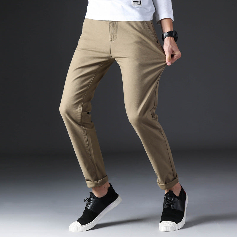 Pantalones Rectos Slim Fit para Hombres, Ideales para Otoño