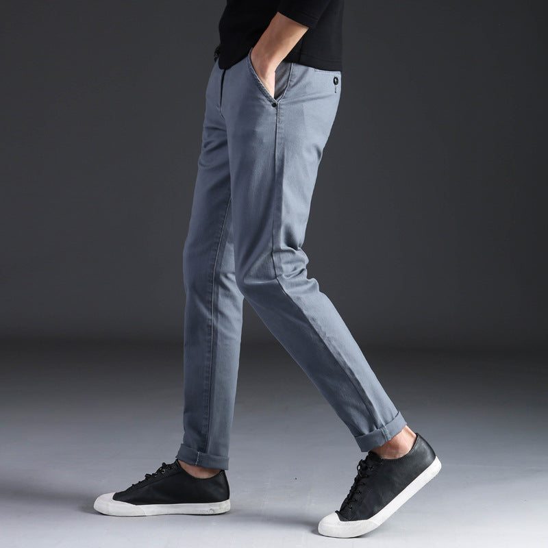 Pantalones Rectos Slim Fit para Hombres, Ideales para Otoño