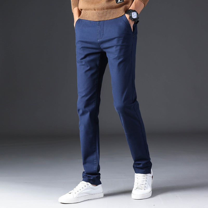 Pantalones Rectos Slim Fit para Hombres, Ideales para Otoño