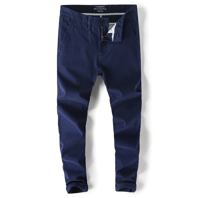 Pantalones Rectos Slim Fit para Hombres, Ideales para Otoño