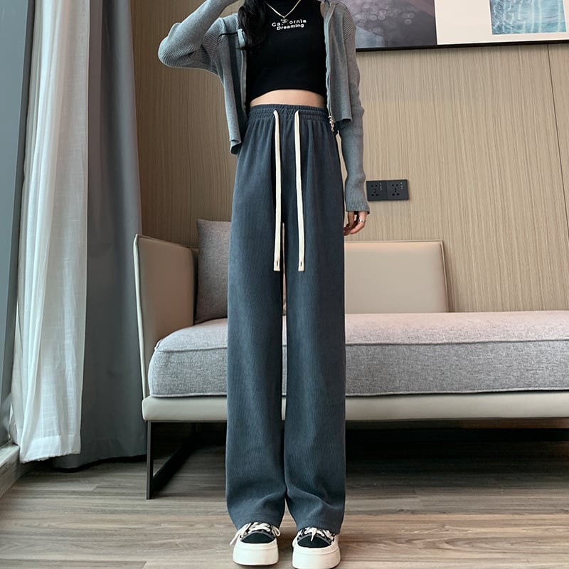 Pantalones de Pierna Ancha y Talle Alto Tejidos para Mujer | Ideales para Todas las Temporadas