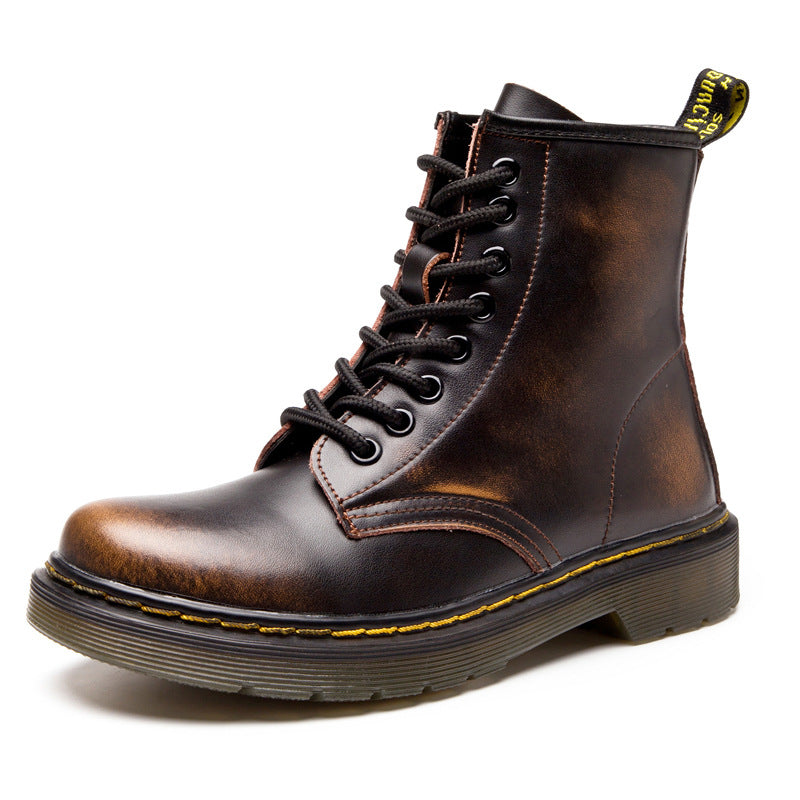 Botas de Cuero Martín con Suela Duradera | Ideal para Otoño e Invierno