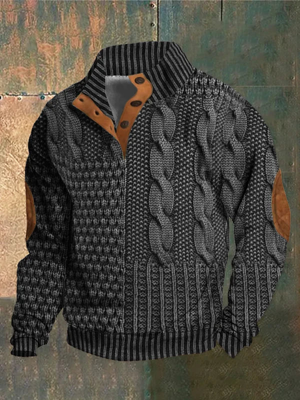 Suéter de Punto Cálido para Hombre I Ideal para Otoño e Invierno