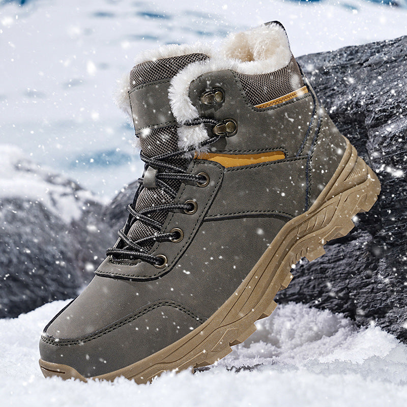 Botas de Viaje Exterior de Cuero Aisladas | Ideales para el Invierno