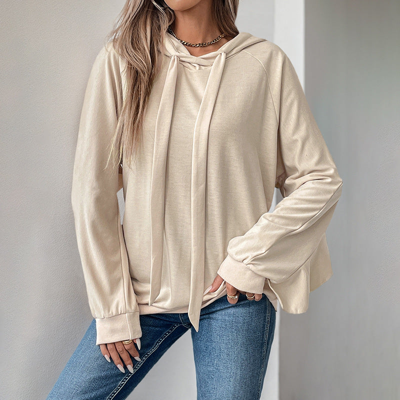 Chaqueta con Capucha con Volantes y Cordones – Suéter Delgado | Ideal para Primavera y Otoño