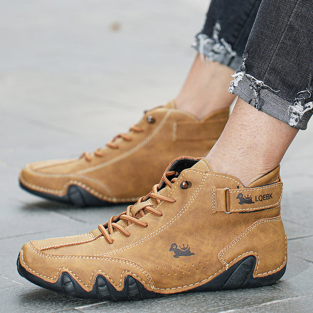 Zapatos Descalzos Antideslizantes con Cuero Transpirable | Ideales para Primavera y Otoño