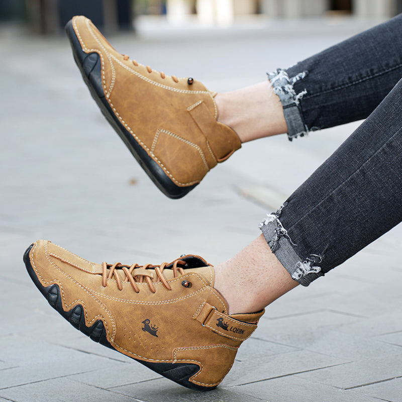 Zapatos Descalzos Antideslizantes con Cuero Transpirable | Ideales para Primavera y Otoño